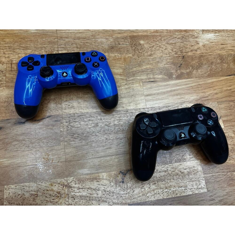 Set of Two-Sony DualShock 4 Wireless Controllers for PS4-Untested